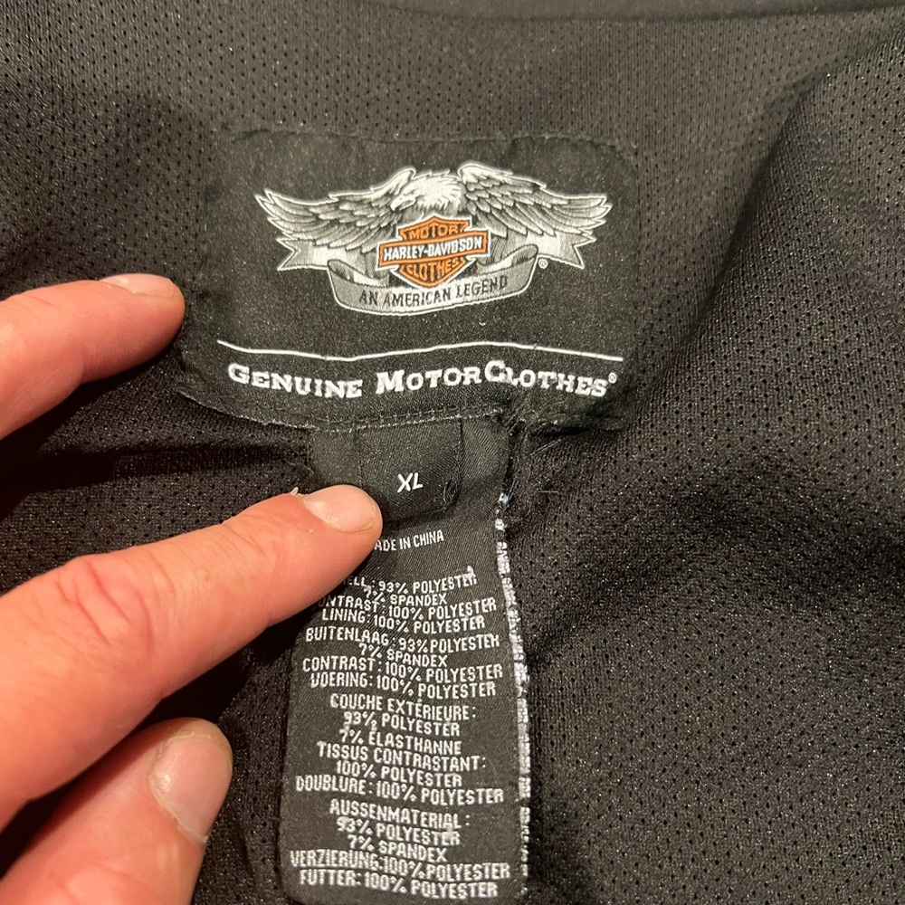 Harley Davidson zip up Mens XL jacket